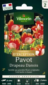 Pavot Drapeau Danois - Graines d'Exception